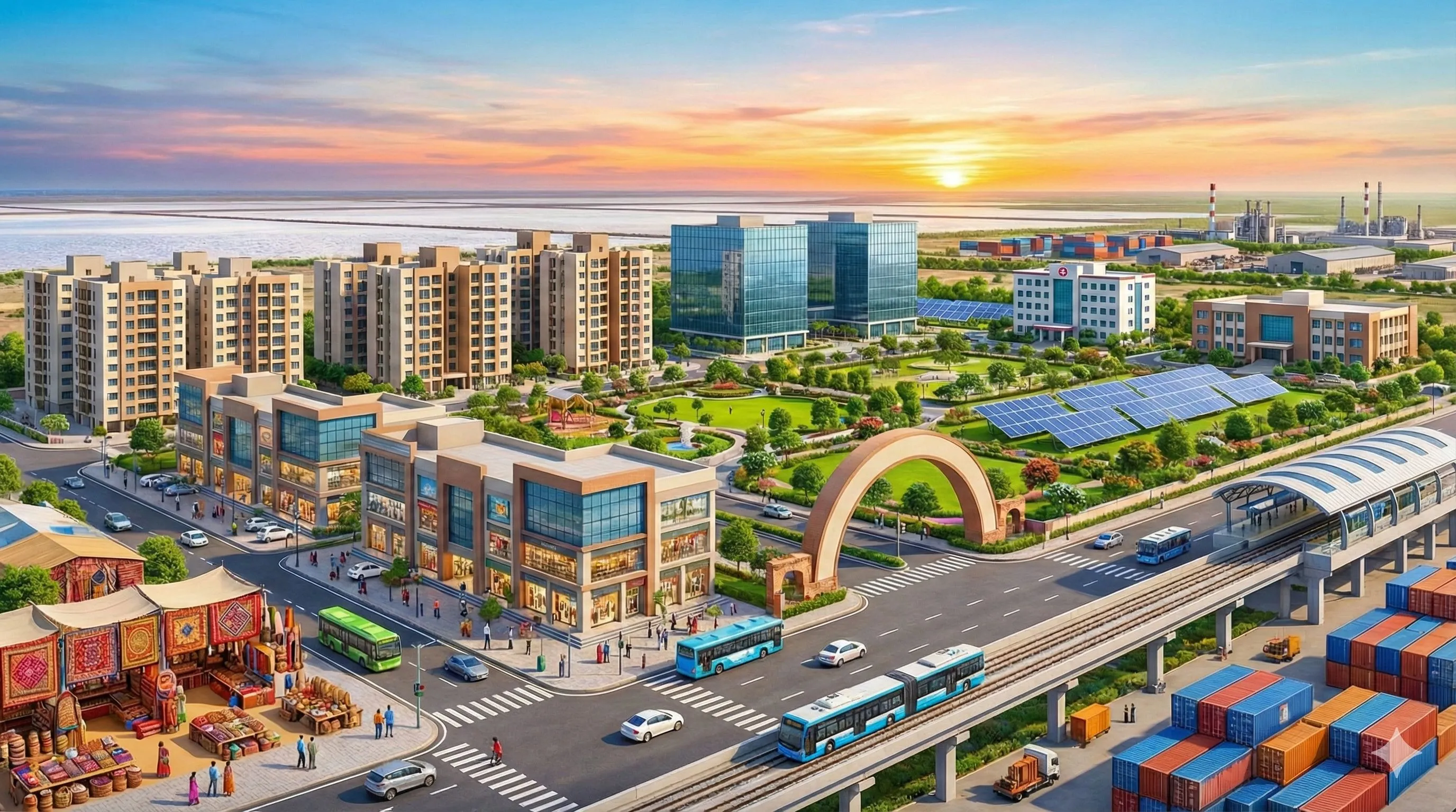 Gandhidham — Modern Hub