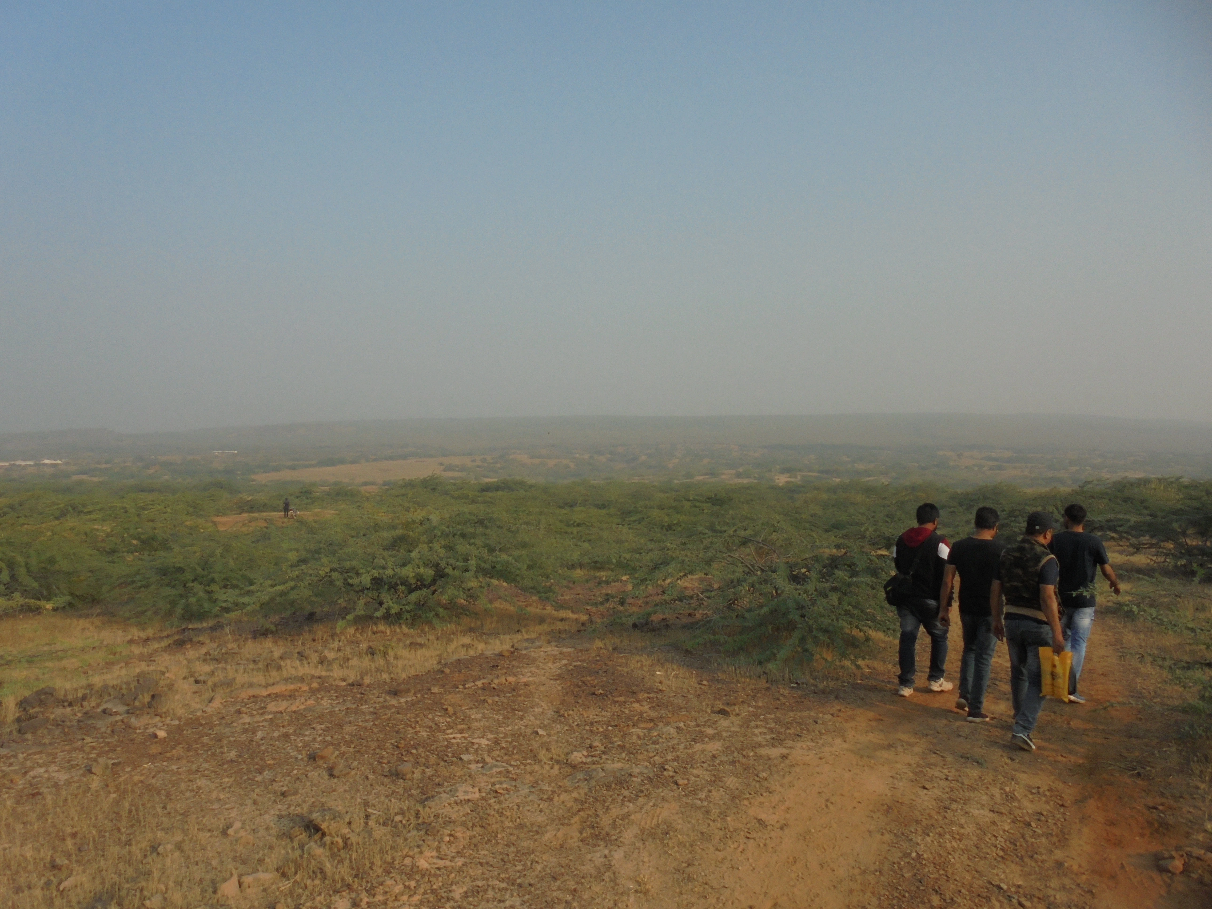 Starting point towards Naddappa Caves