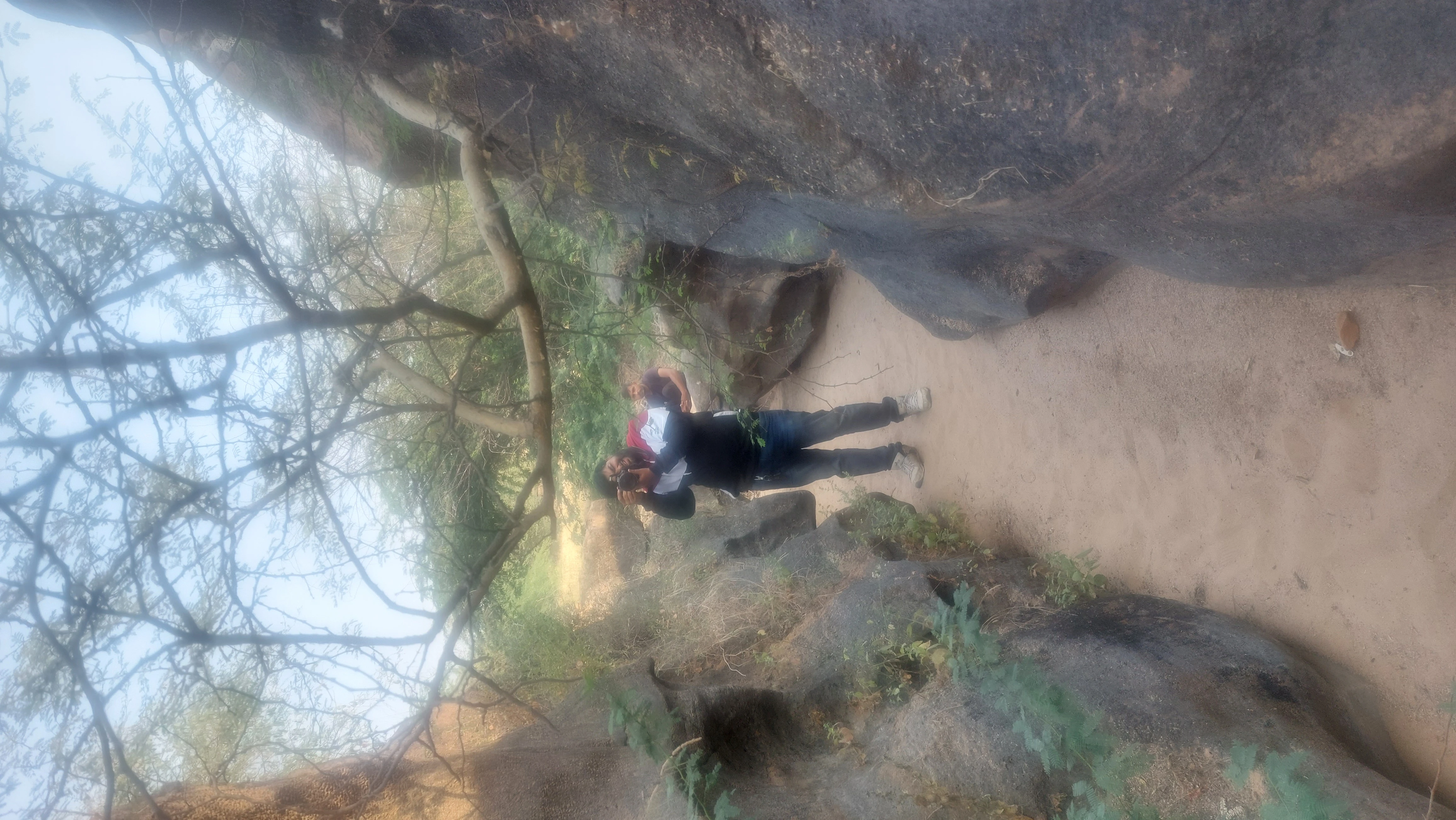 Dramatic lighting at Nadapa Caves