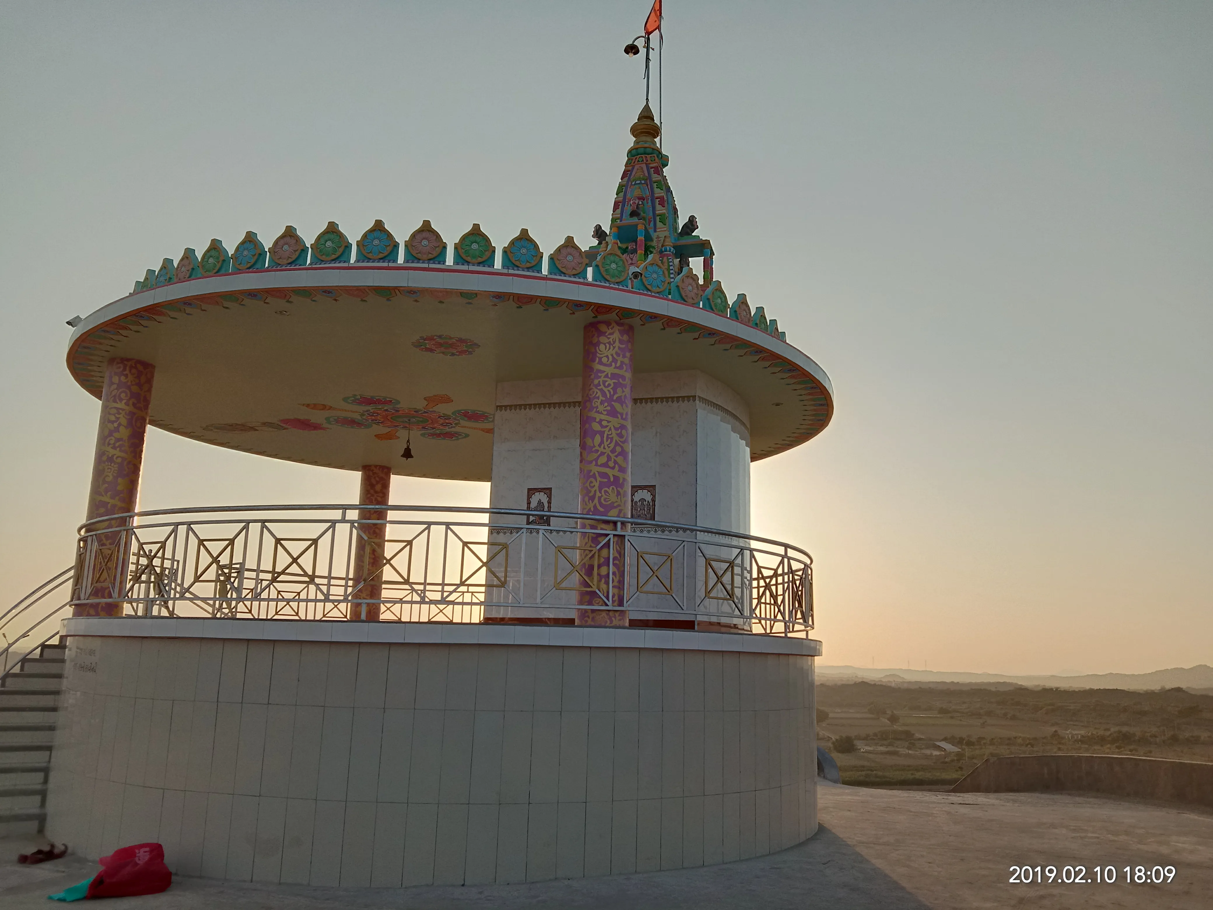 Open sky around Hanuman Tekri
