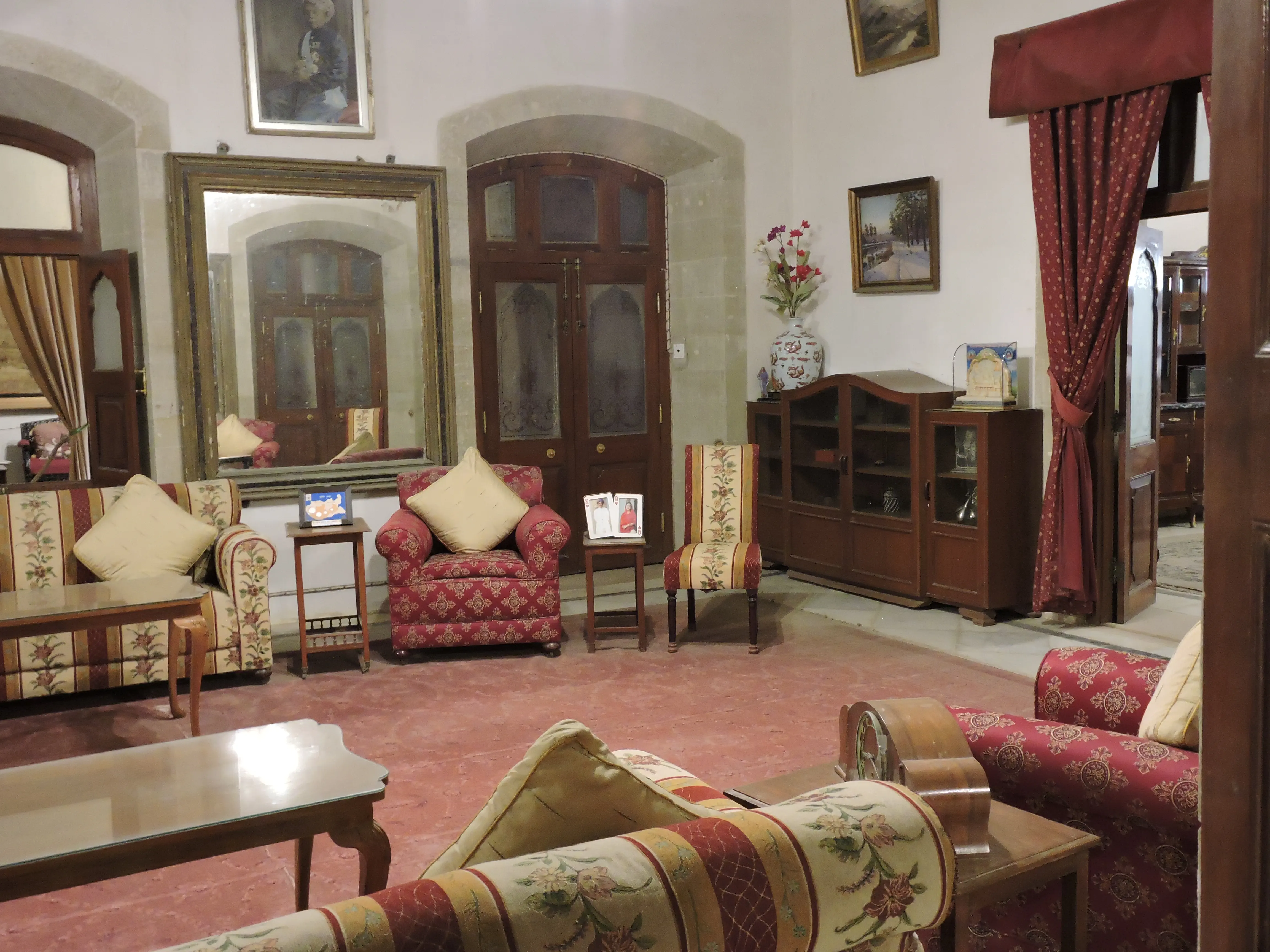 Inside Vijay Vilas Palace